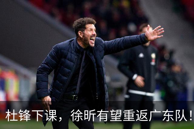 杜锋下课，徐昕有望重返广东队！